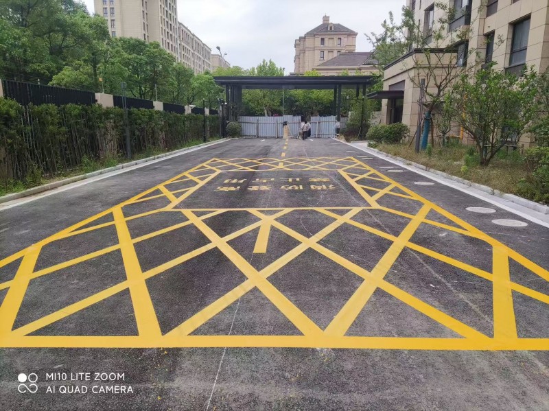 消防通道划线