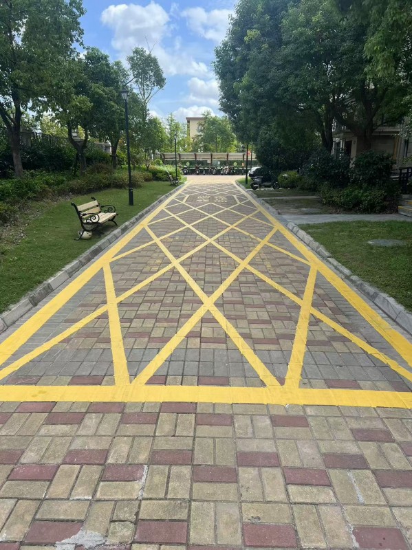 消防通道划线